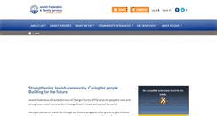 Desktop Screenshot of jewishorangecounty.org